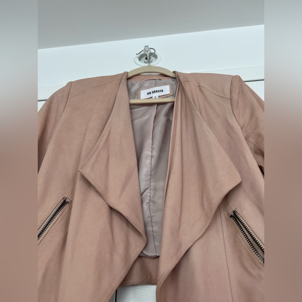 BB Dakota Pink Leather Jacket